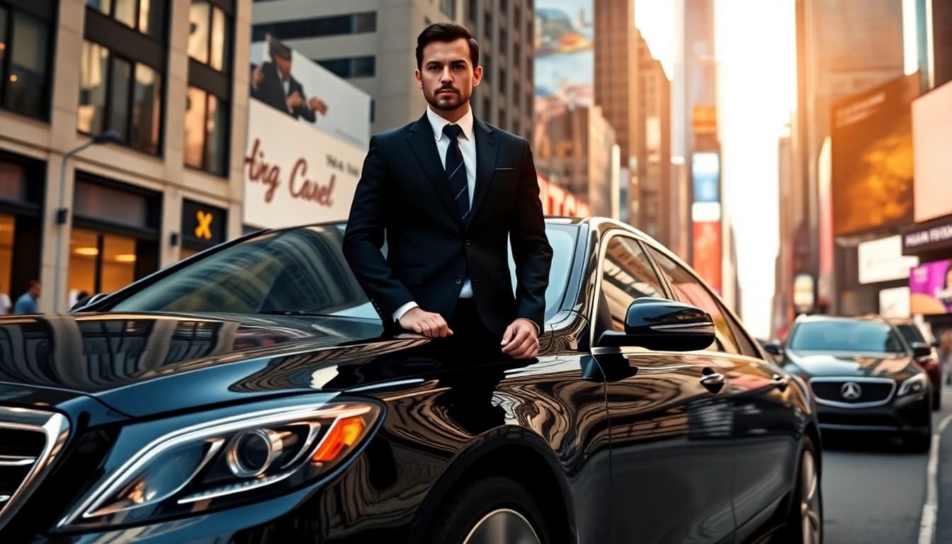 Experience top-notch Chauffeur service nyc with a luxury vehicle and professional driver in the city.