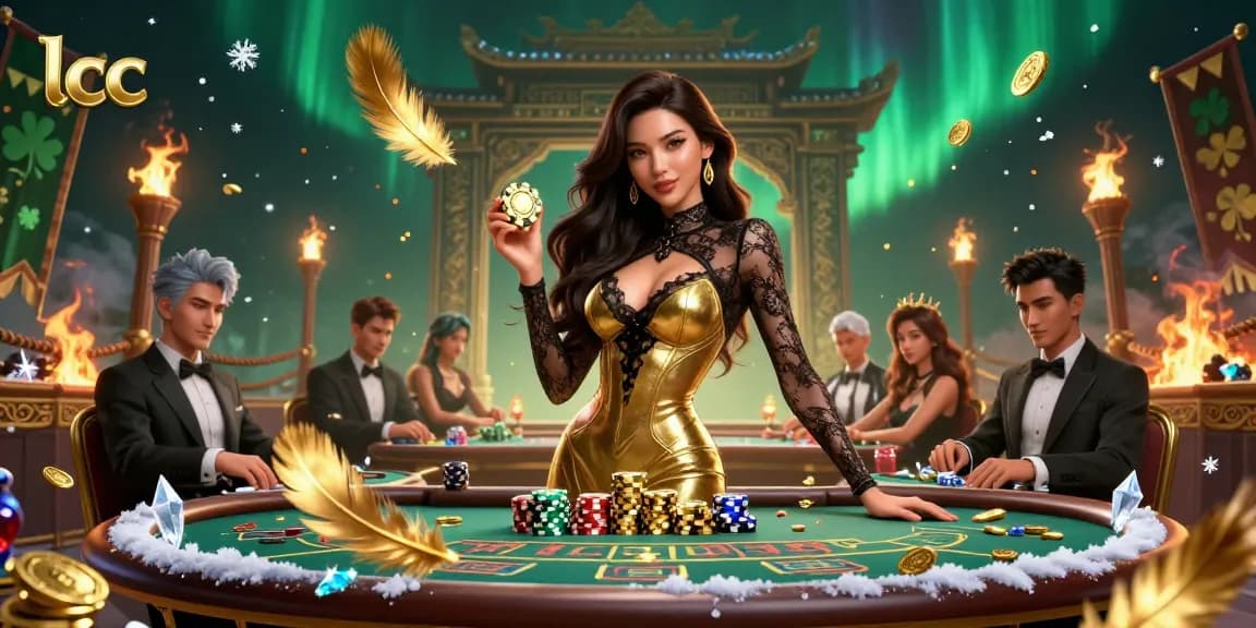 Sertai suasana baccarat VIP lcc yang mendebarkan dengan cip emas dan tindakan pertaruhan tinggi.