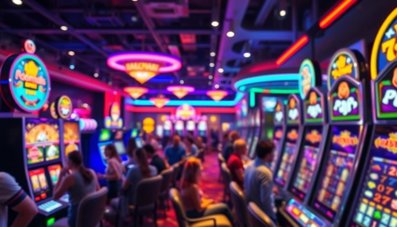 Experience thrilling gameplay at JSB Slots online with vibrant casino ambiance and engaging slot themes.