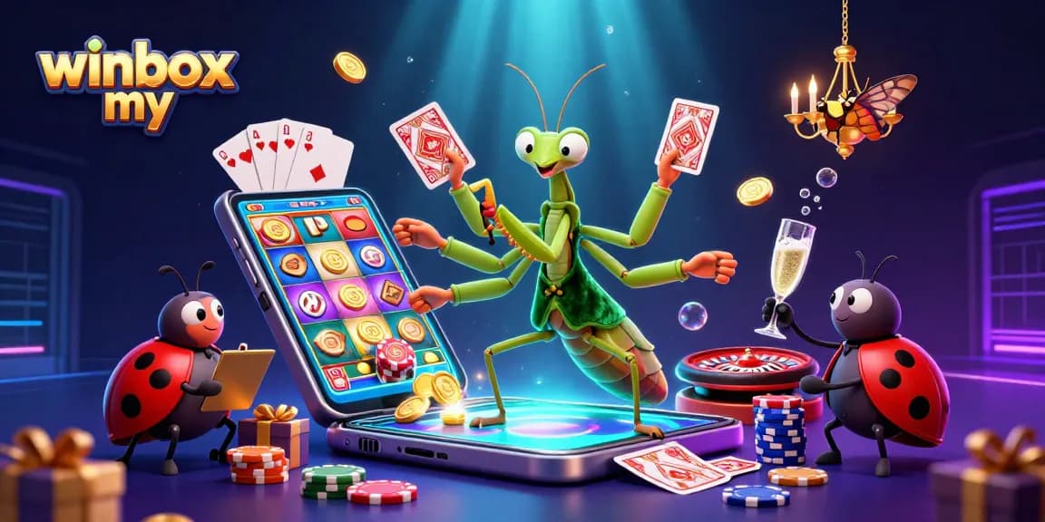 Engage with the exciting world of winbox my as vibrant gaming characters bring casino thrills to life.