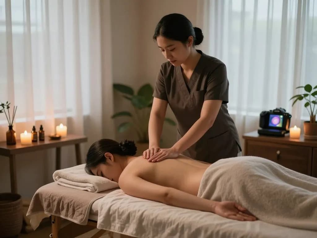 조용한 스파 환경에서 rejuvenating 동대문스웨디시 마사지 치료.
