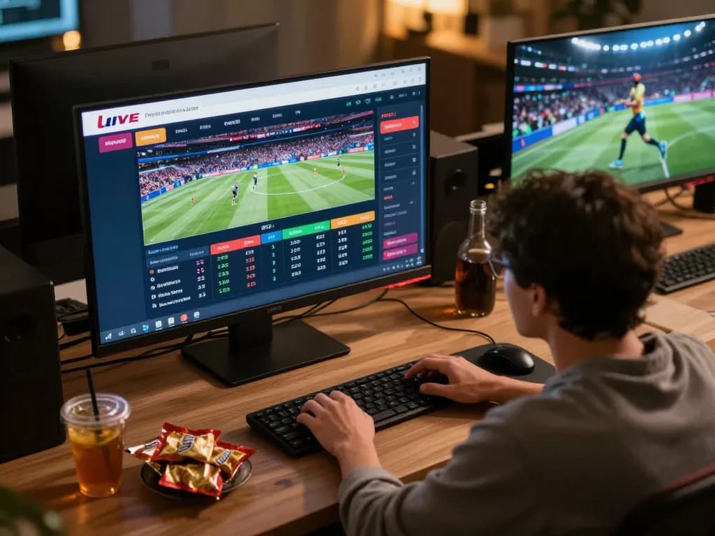 Engaging online betting scene showcasing kèo nhà cái odds and player strategies.