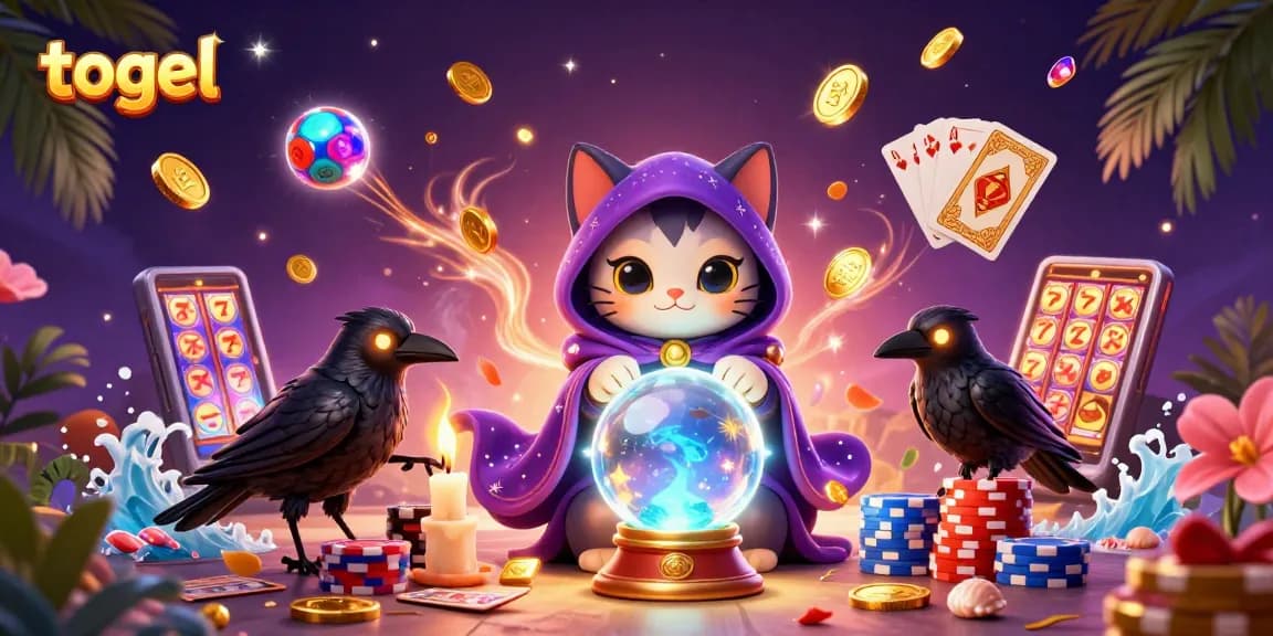 Engage in thrilling togel experiences with vibrant 3D characters in a colorful casino setting.
