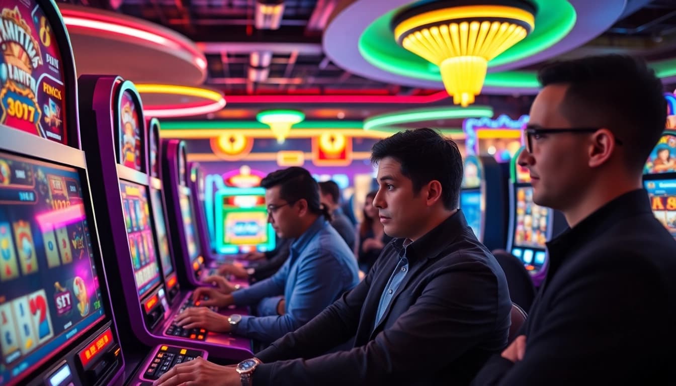 Engaging gameplay experience with Online slots Uk in a vibrant casino atmosphere.