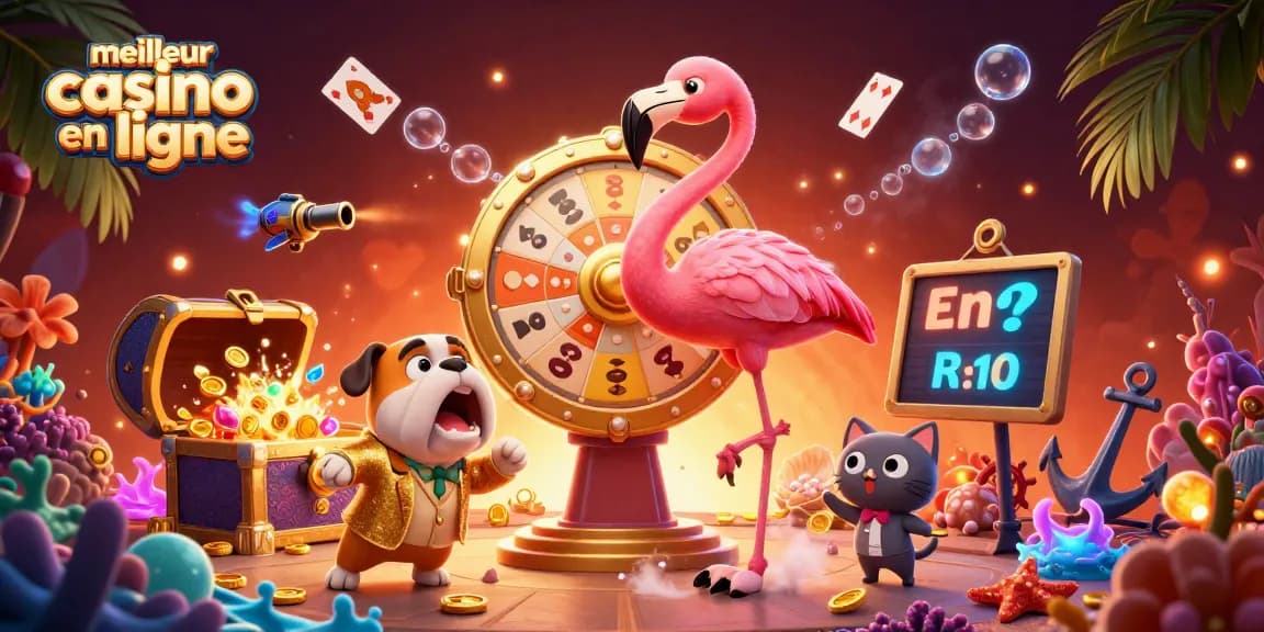 Participer au meilleur casino en ligne avec un animateur extravagant et des jeux explosifs.