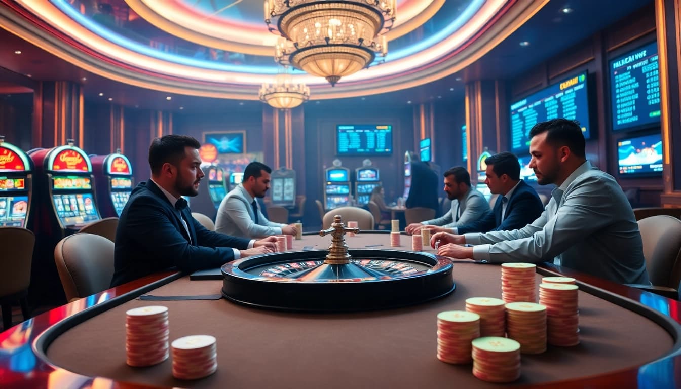 Engage in exciting poker at the hidden wiki-themed casino with vibrant tables and professional players.