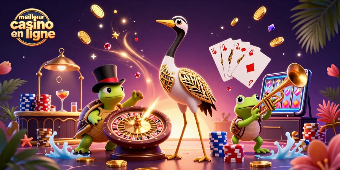 Vivez l'excitation du meilleur casino en ligne avec des personnages animés au cœur de l'action de jeu.