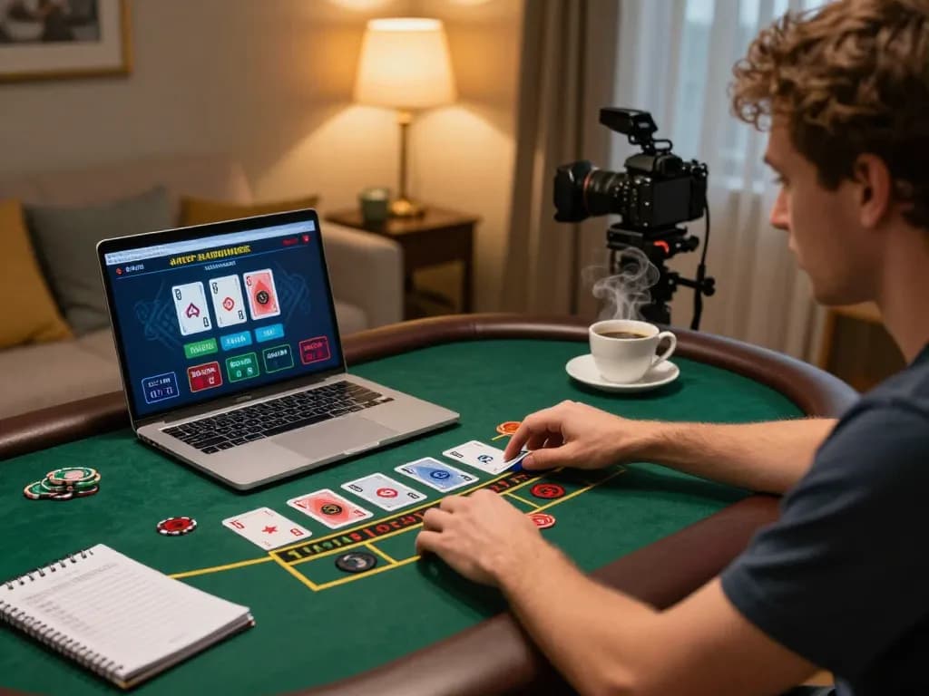 Experience thrilling gameplay at https://888vnd.bid/ with strategic bets at an online blackjack table.
