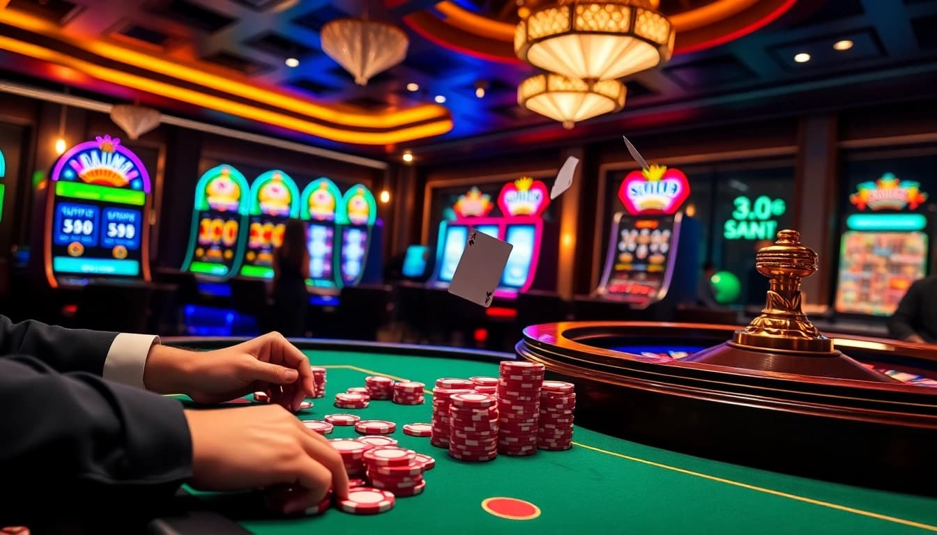 Experience the thrill of winning at poker and slots on https://ck444s.net/ in a vibrant casino atmosphere.