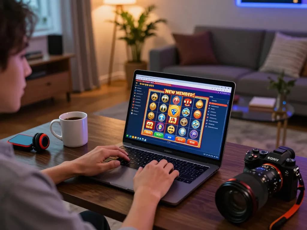 Experience the excitement of slot bonus new member offers while enjoying your online gaming from home