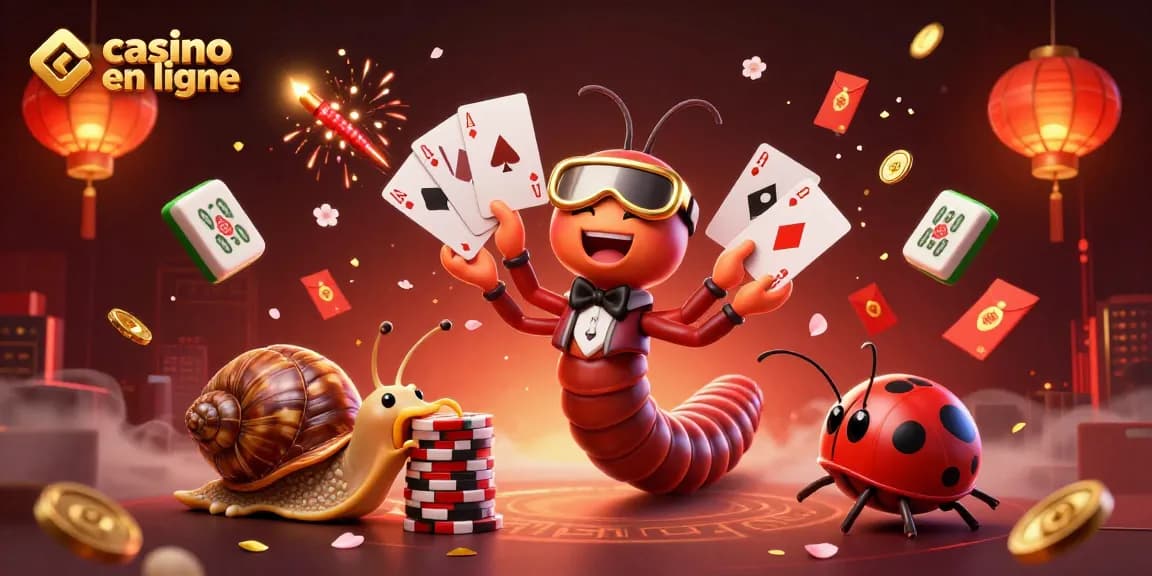 Obtenez votre casino en ligne préféré avec une ambiance festive et des personnages animés captivants.