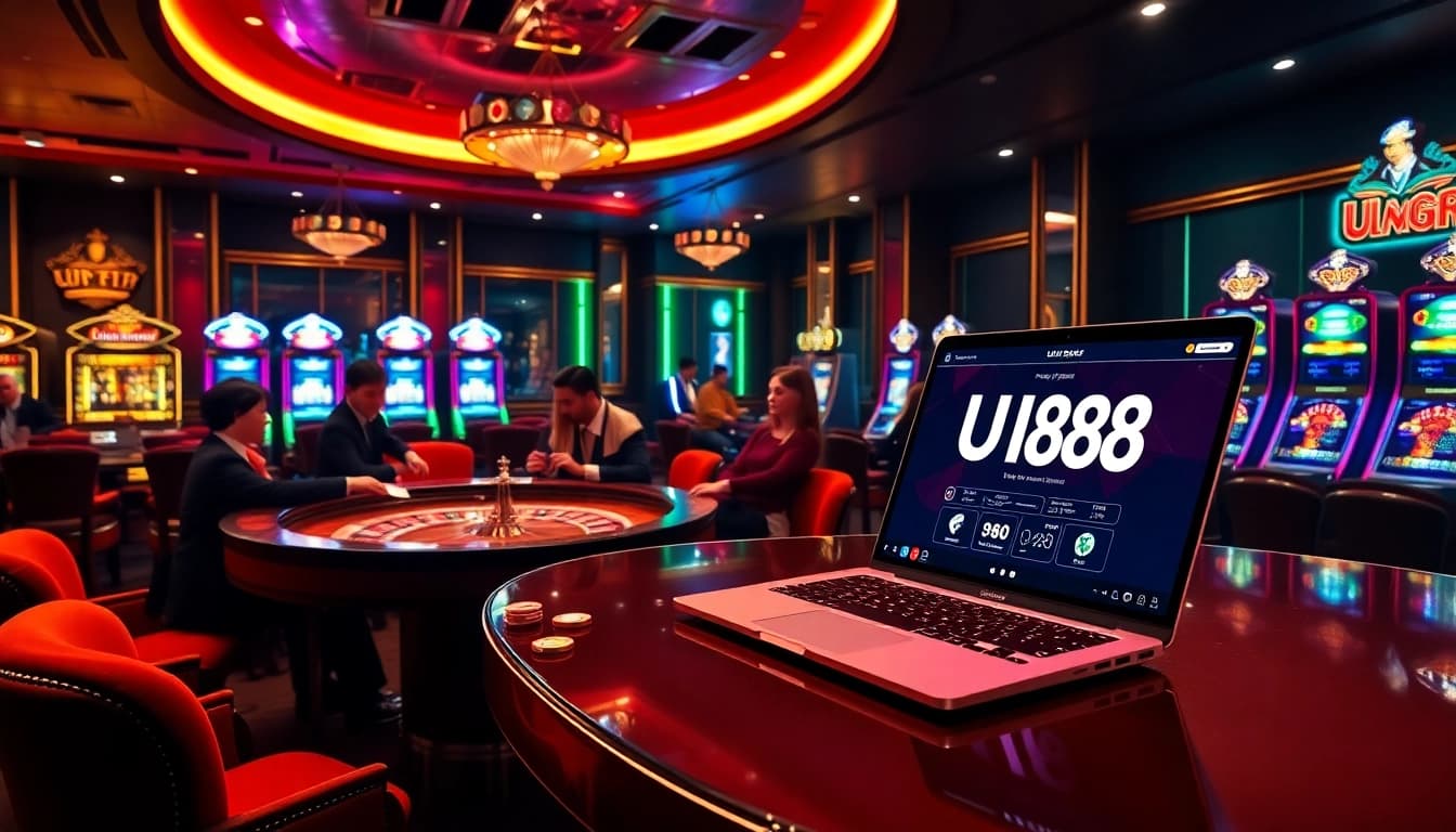 UU88 engaging casino scene with dynamic gameplay and vibrant poker action.