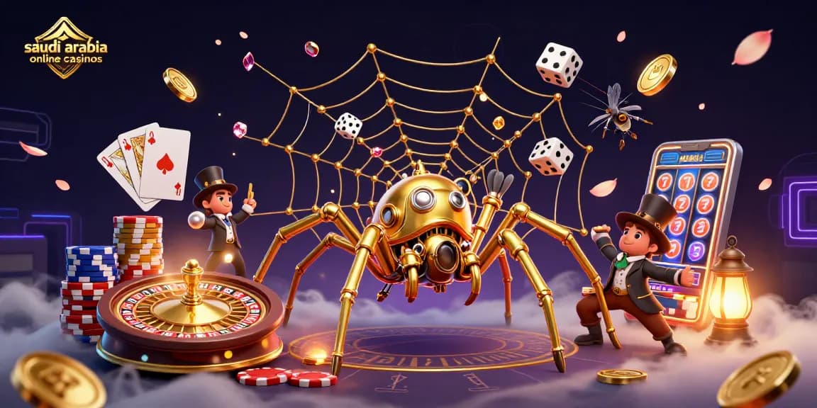 Engage with saudi arabia online casinos featuring a dynamic steampunk scene with vibrant casino elements.