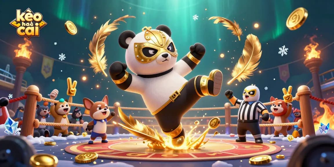 Experience the excitement of kèo nhà cái with a thrilling sports betting scene featuring vibrant 3D illustrations.