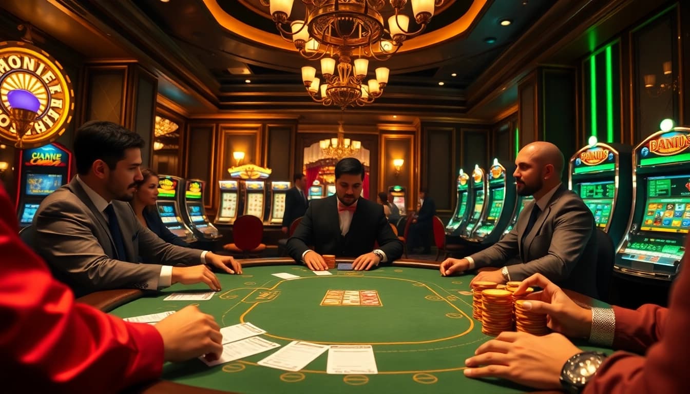 Rasakan momen perjudian yang mendebarkan di aurendezvousdesamis.com dengan meja poker yang menarik dan suasana yang semarak.