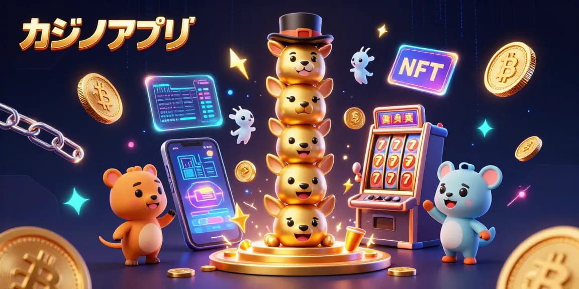 カジノアプリでスロットリールが回転する中、動くトーテムポールのキャラクターを楽しむ。