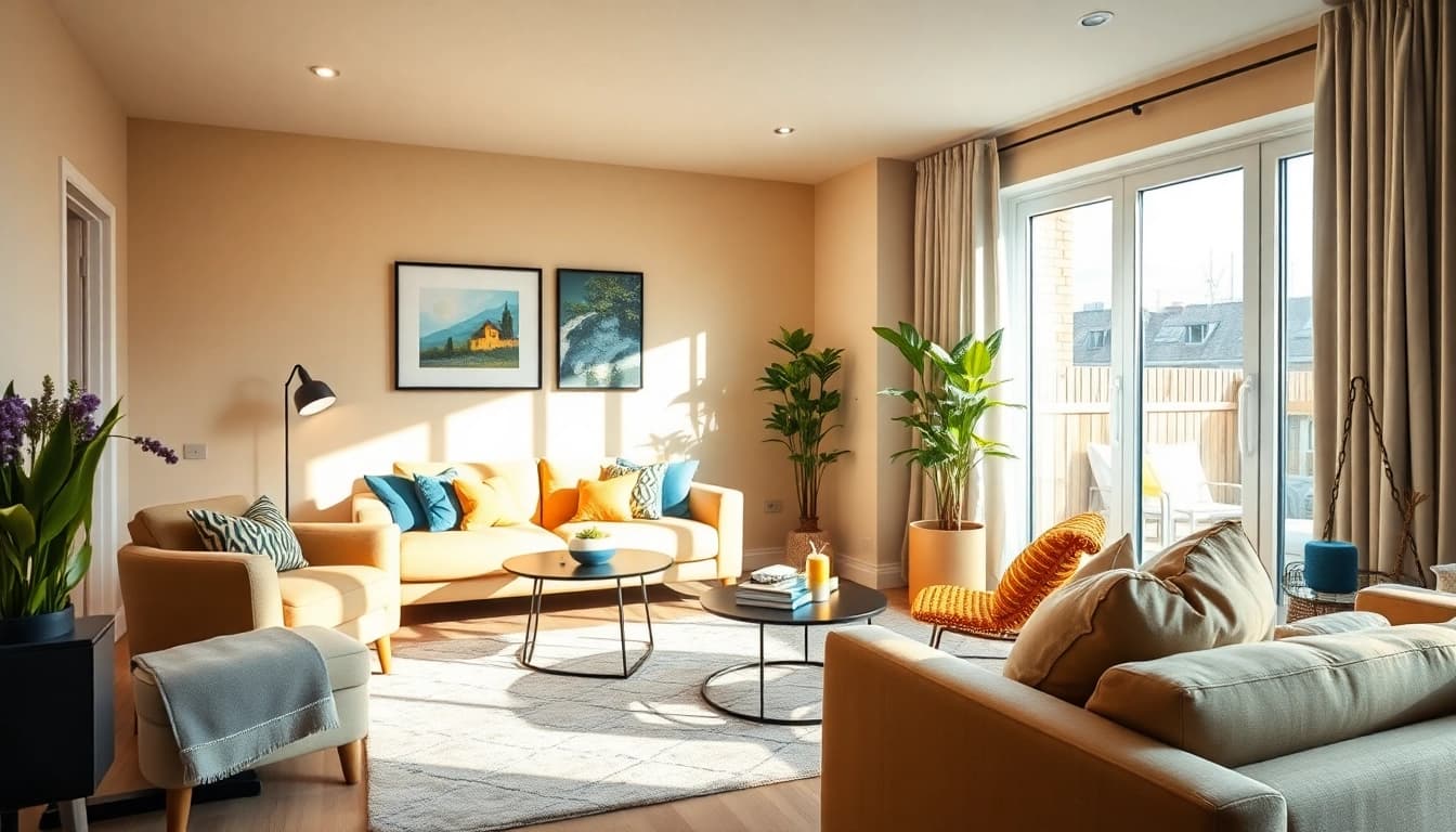Secure guaranteed rent in Southall showcased in a cozy apartment setting.