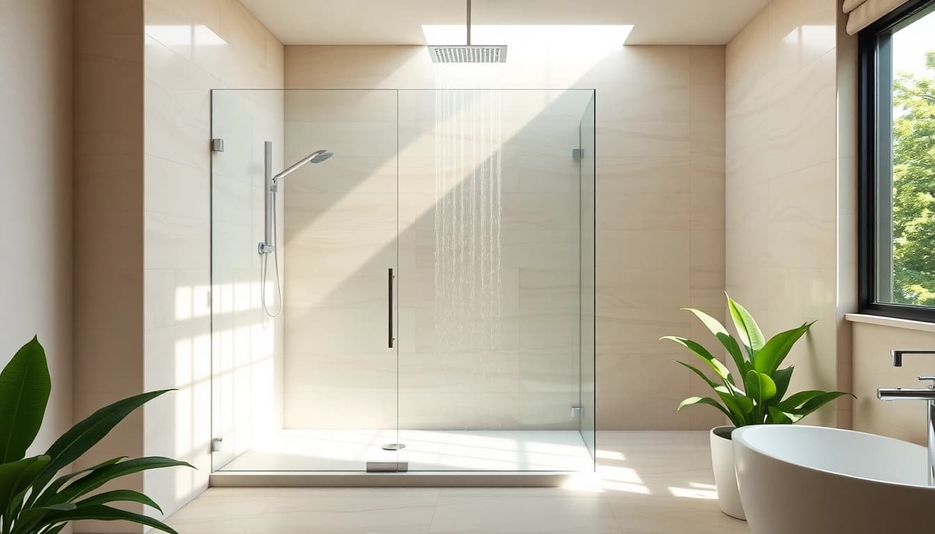 Transform your space with elegant showers set in a luxurious bathroom featuring modern design.