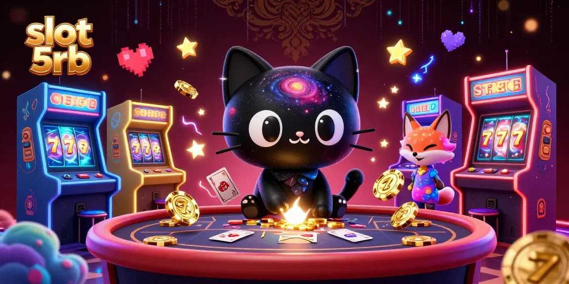 Engage in vibrant gameplay at slot 5rb with colorful festive casino elements pulling you into the fun.