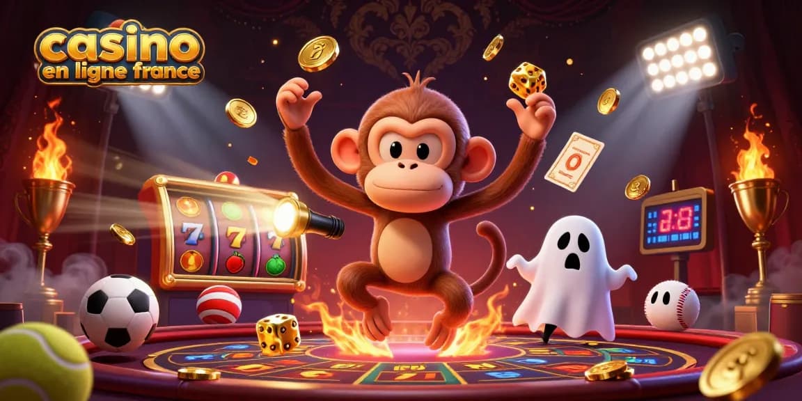 Casino en ligne France : un singe poltergeist et un chiot détective dans un casino hanté.