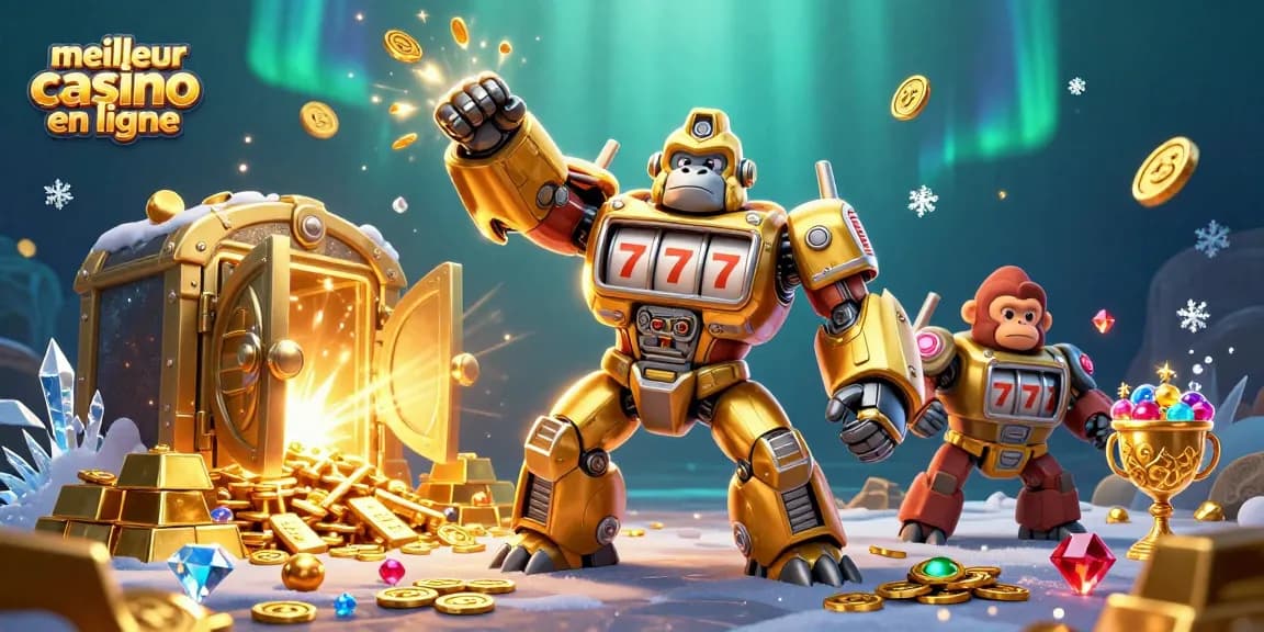 Découvrez le meilleur casino en ligne avec une illustration 3D interactive captivante.