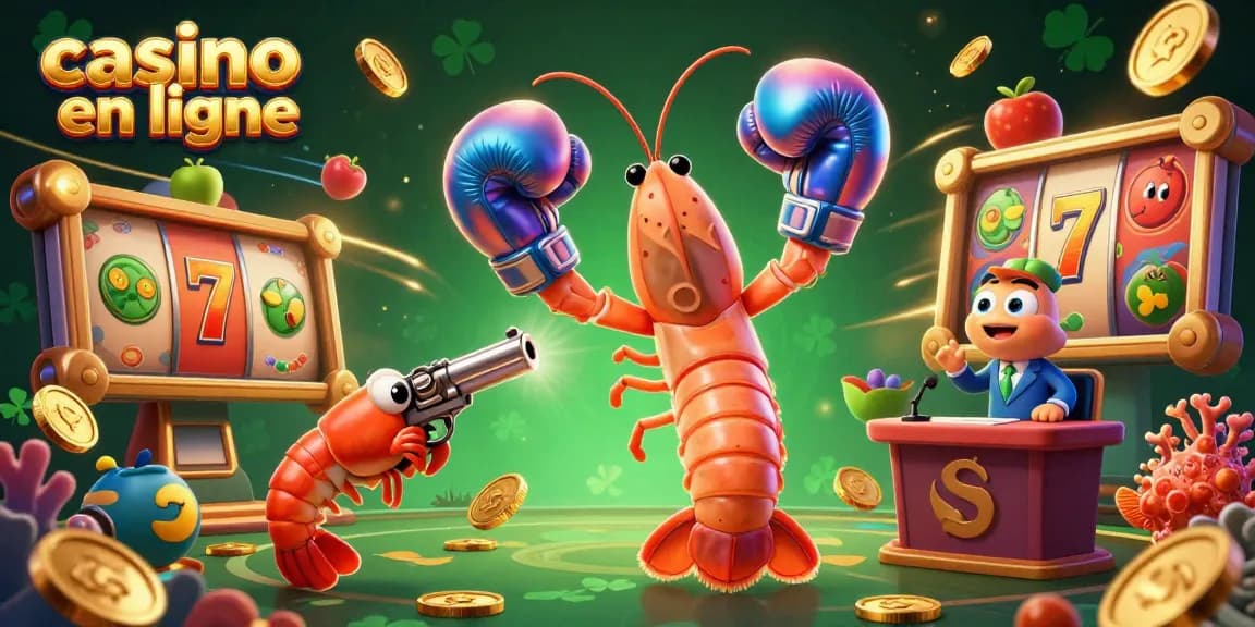 Jouez à des jeux de casino en ligne avec ce mélange dynamique de créatures marines et de machines à sous.