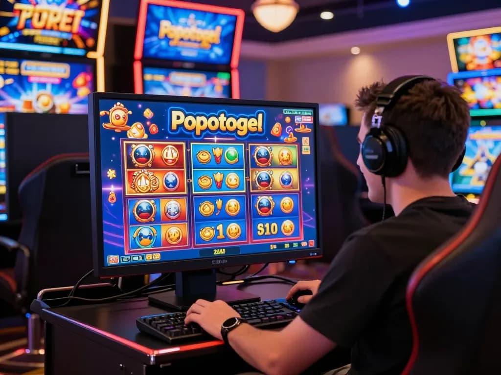 Exciting gaming experience on popotogel platform with dynamic visuals and user engagement.