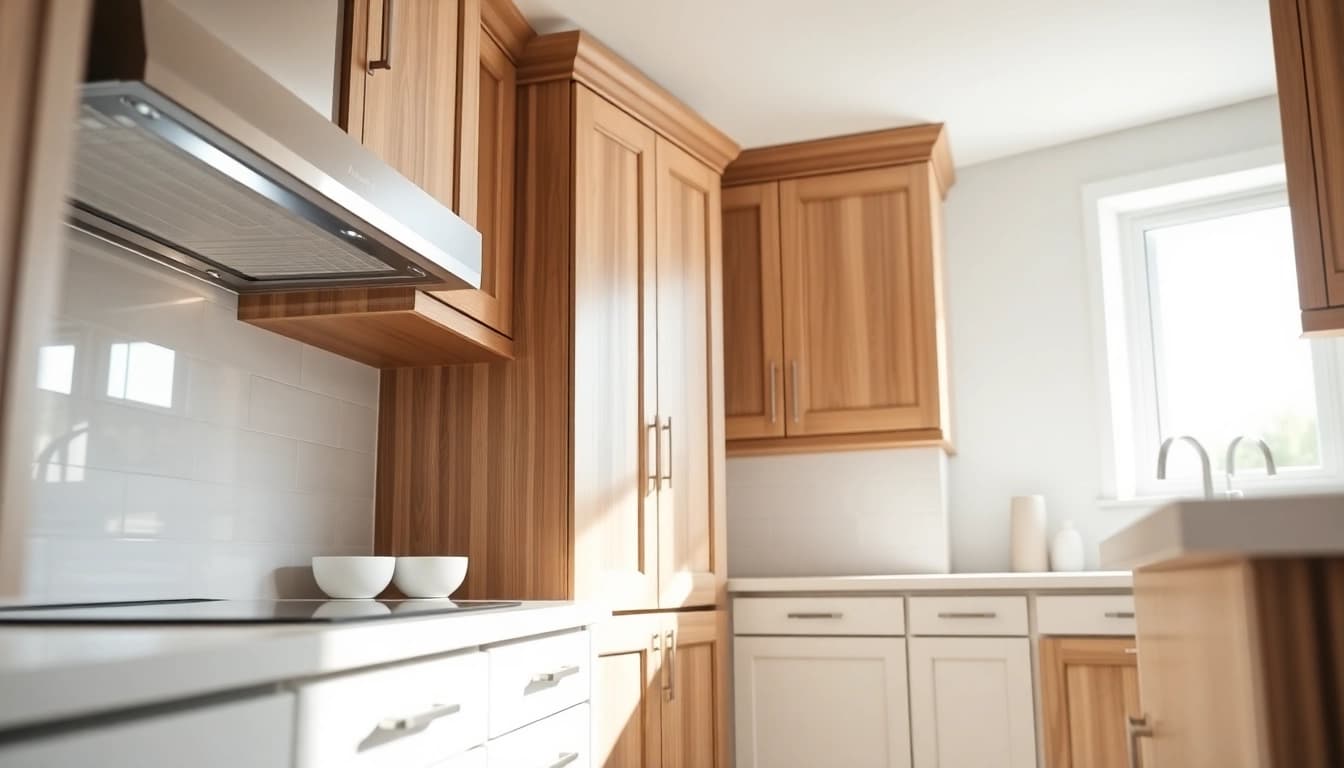 Refreshed kitchen cabinetry through Cabinet Refacing Clearwater FL showcasing modern aesthetics and quality finishes.