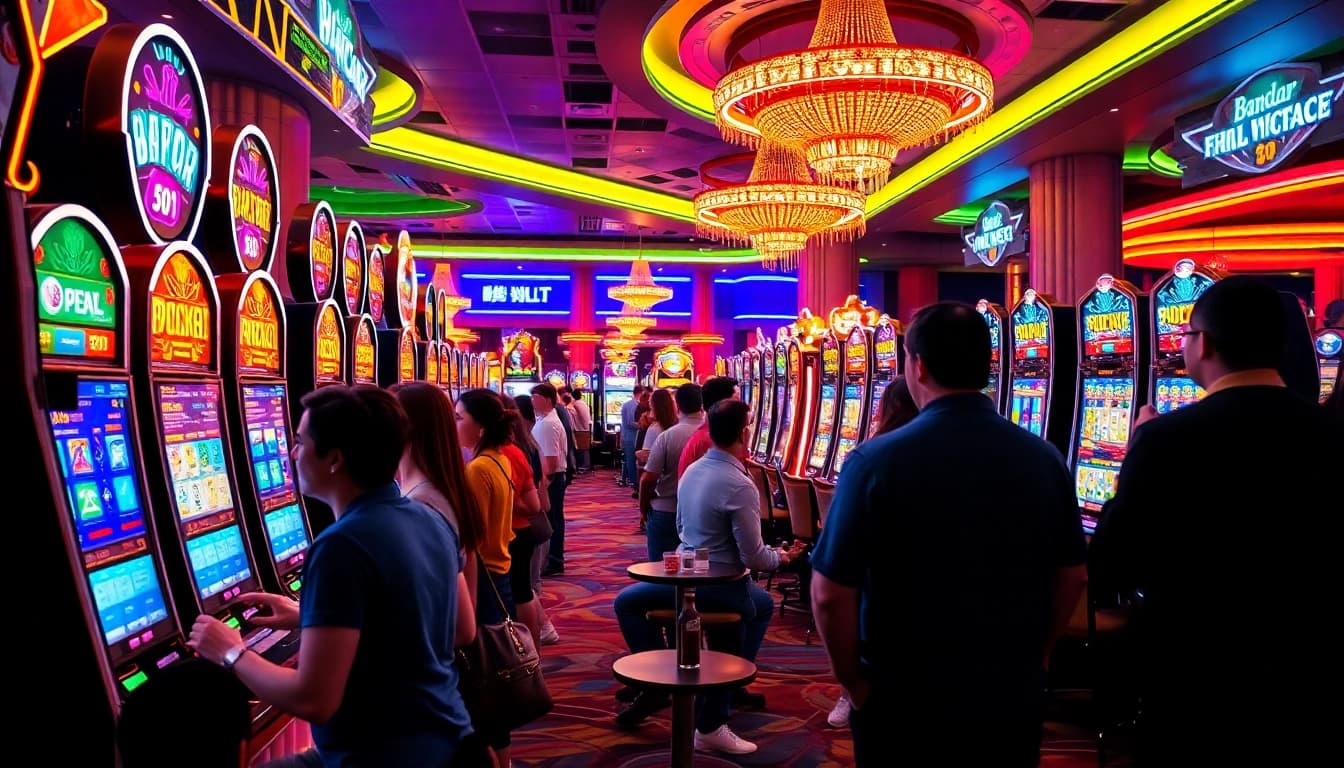 Temukan keseruan bandar slot dengan mesin cerah dan pemain yang antusias di kasino.