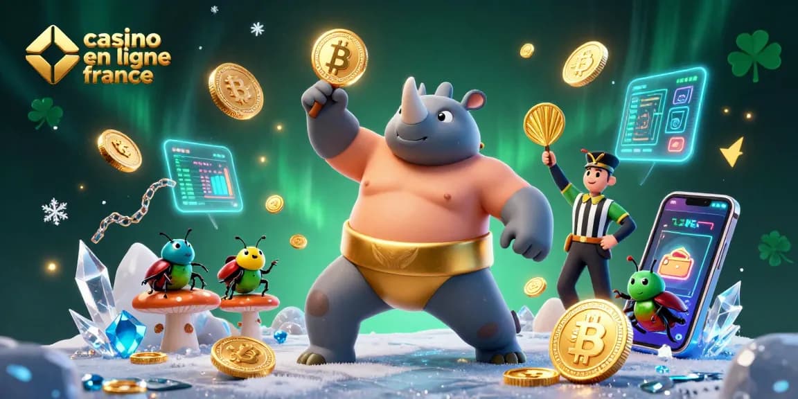Pariez avec style au casino en ligne France, où un scarabée sumo fait pleuvoir des pièces d'or.