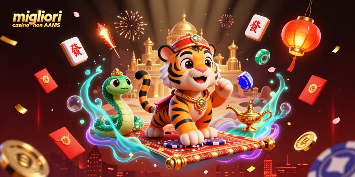 Scopri i migliori casino non AAMS con questo sfarzoso sultano e il suo tappeto di fiches.