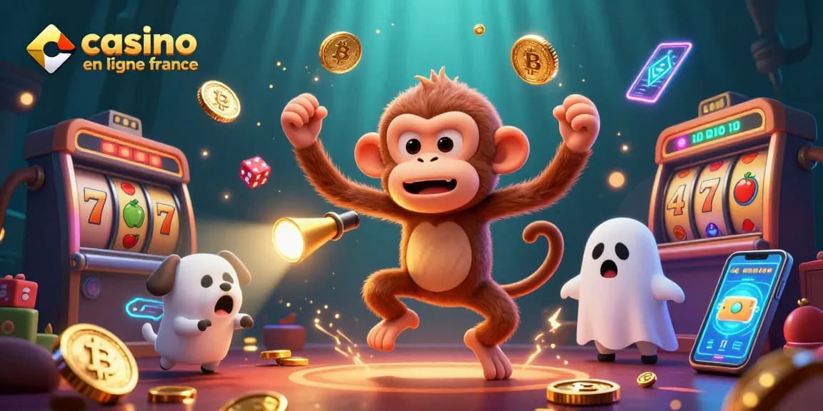 Casino en ligne France: Découvrez une illustration captivante de jeux de hasard animés