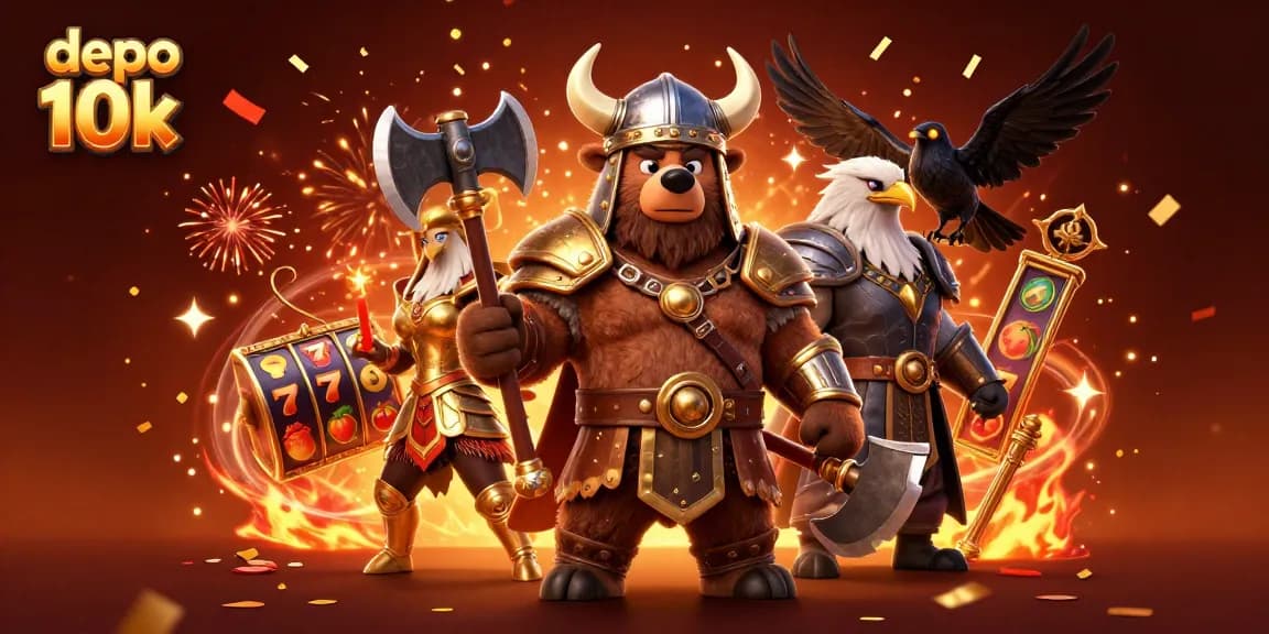 Experience thrilling action with depo 10k slots featuring vibrant characters and jackpot excitement