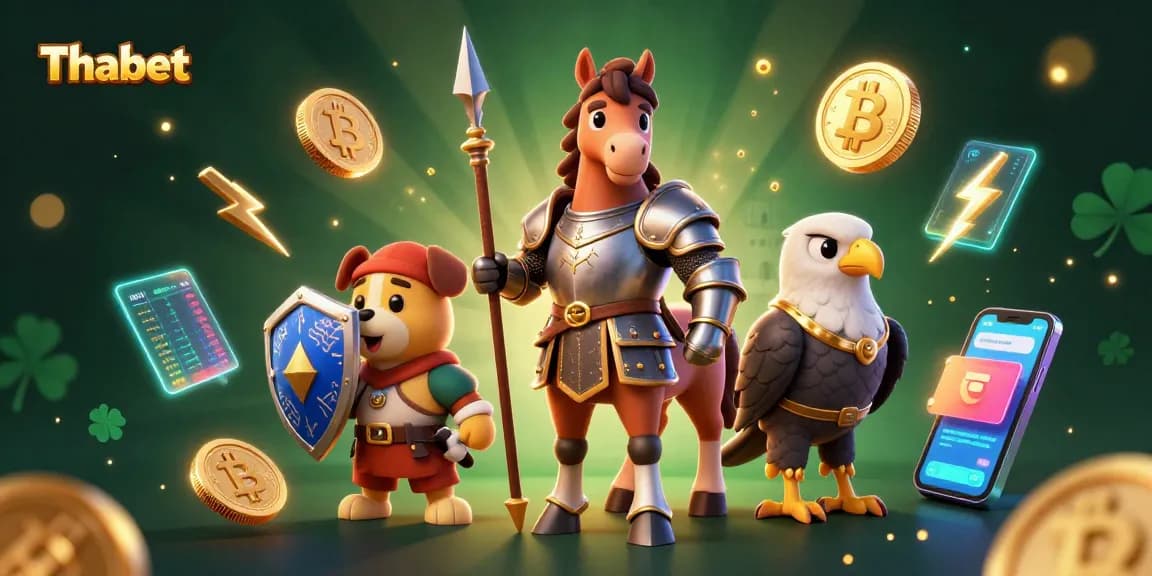 Engage with Thabet’s vibrant casino atmosphere, featuring knightly adventures and crypto excitement.