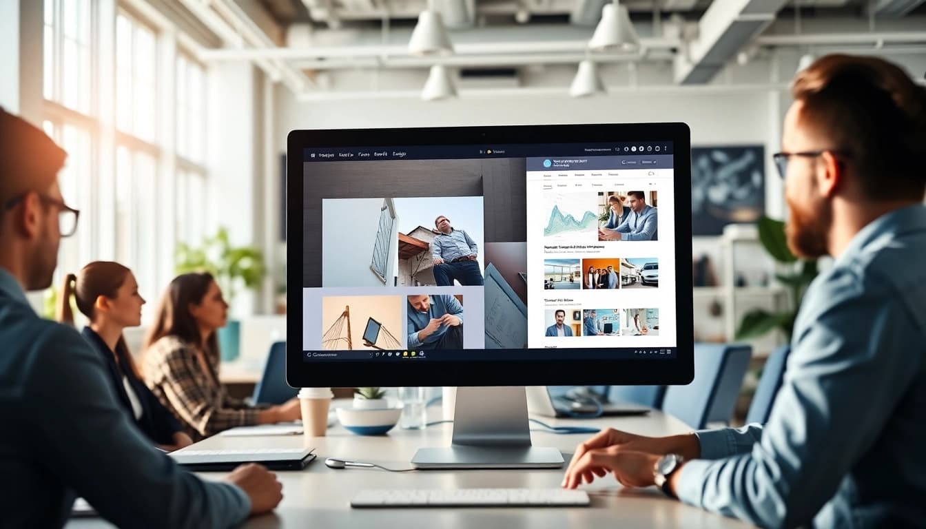 Enhance your business with expert website design essex showcased in a modern workspace.