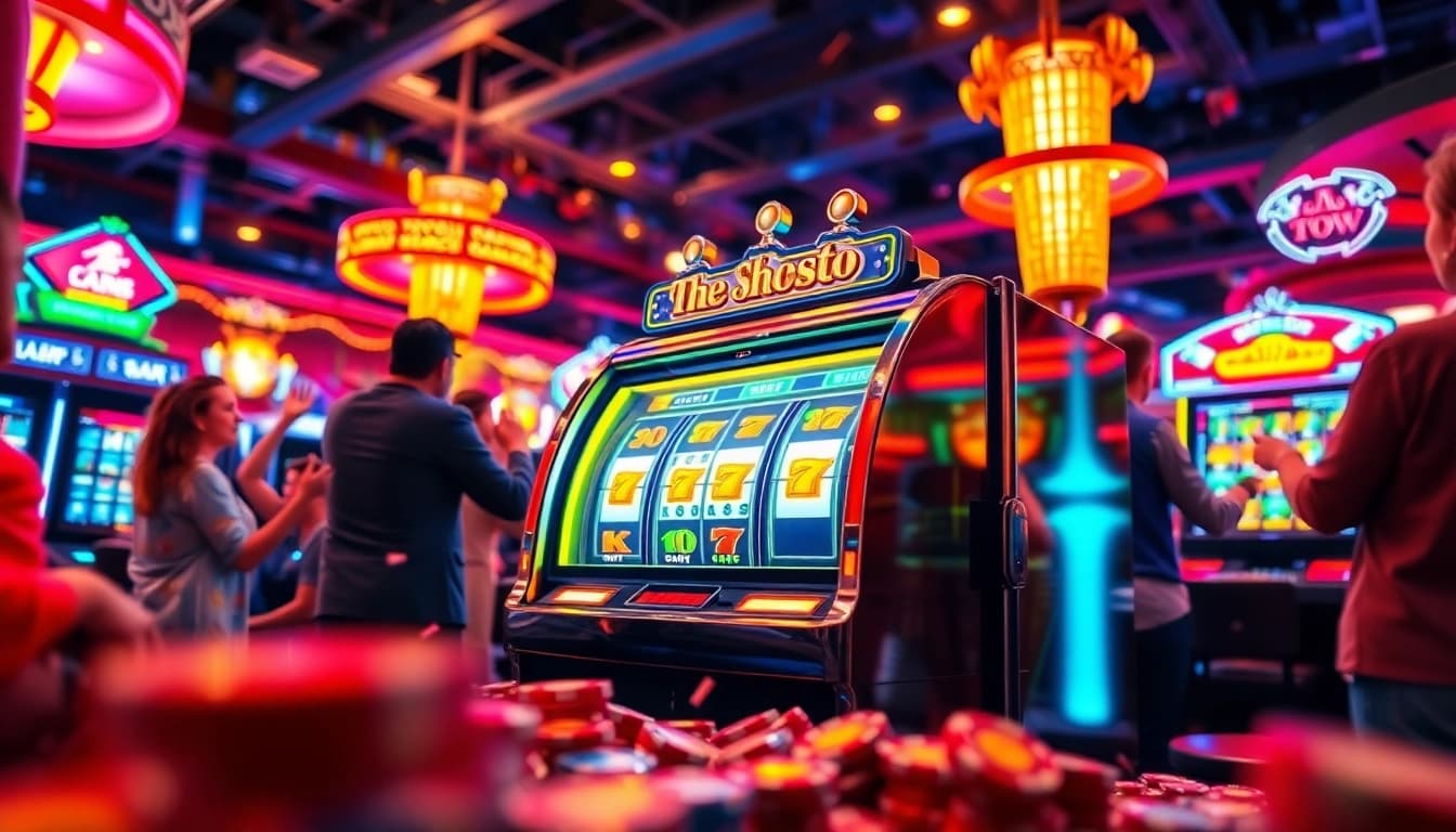 Rasakan sensasi slot gacor dengan pemain bahagia di kasino warna-warni.