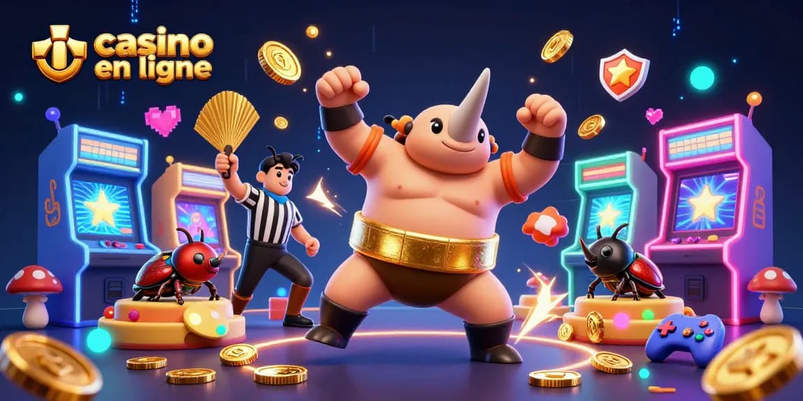 Gagnez aux jeux de casino en ligne avec une ambiance vibrante et des personnages étonnants.
