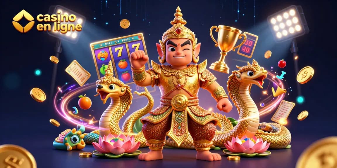 Jouez dans un casino en ligne avec un gardien thaï et des jackpots.