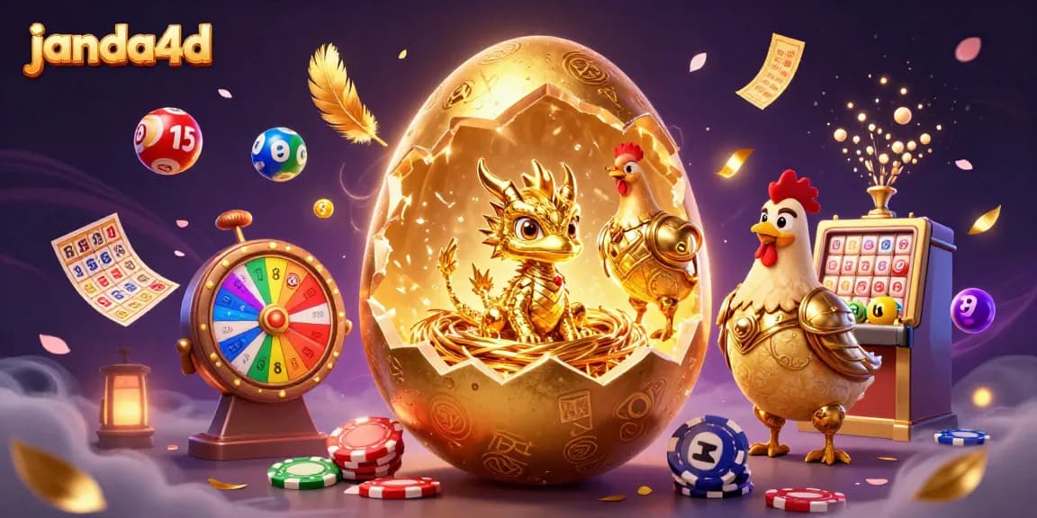 Permainan kasino janda4d menghadirkan pengalaman menarik dengan naga emas dan chip poker.