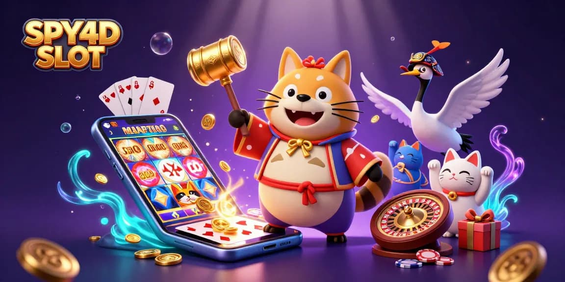 SPY4D SLOT membangkitkan semangat dengan permainan slot yang berwarna-warni dan karakter lucu yang meriah.