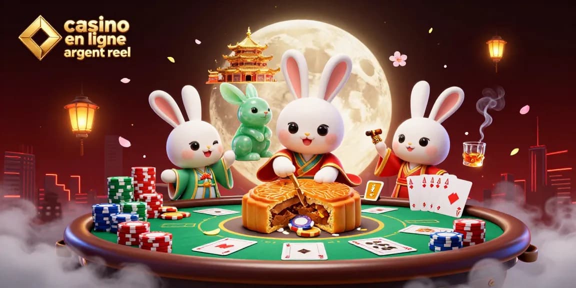 Visualisez l'univers captivant du casino en ligne argent réel en 2026 avec des personnages stylisés.