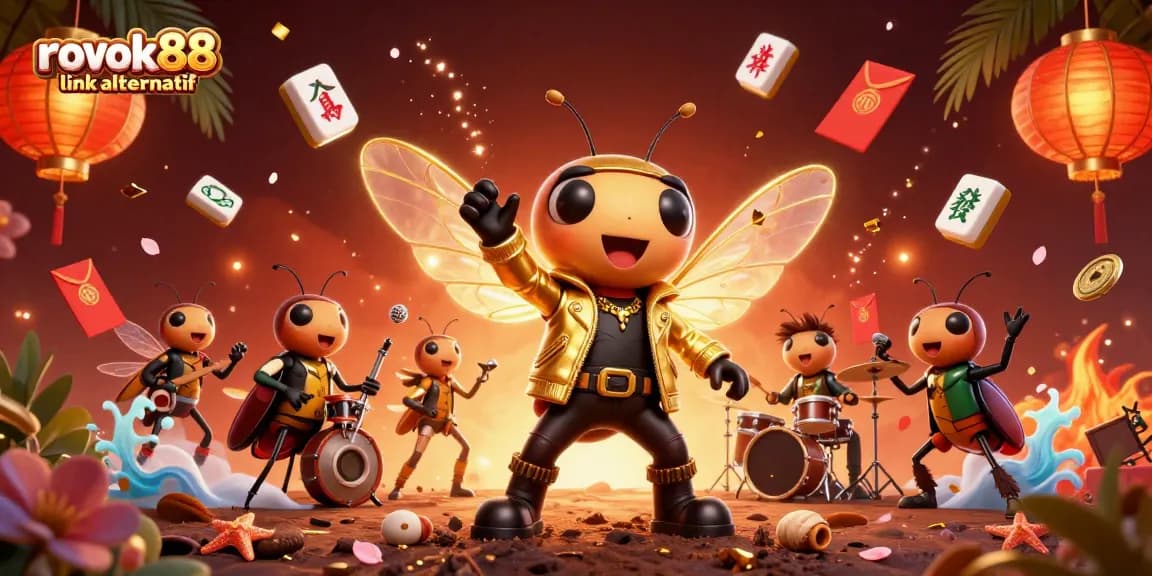 Engage with the fun of rokok88 link alternatif in this vibrant casino-themed illustration.