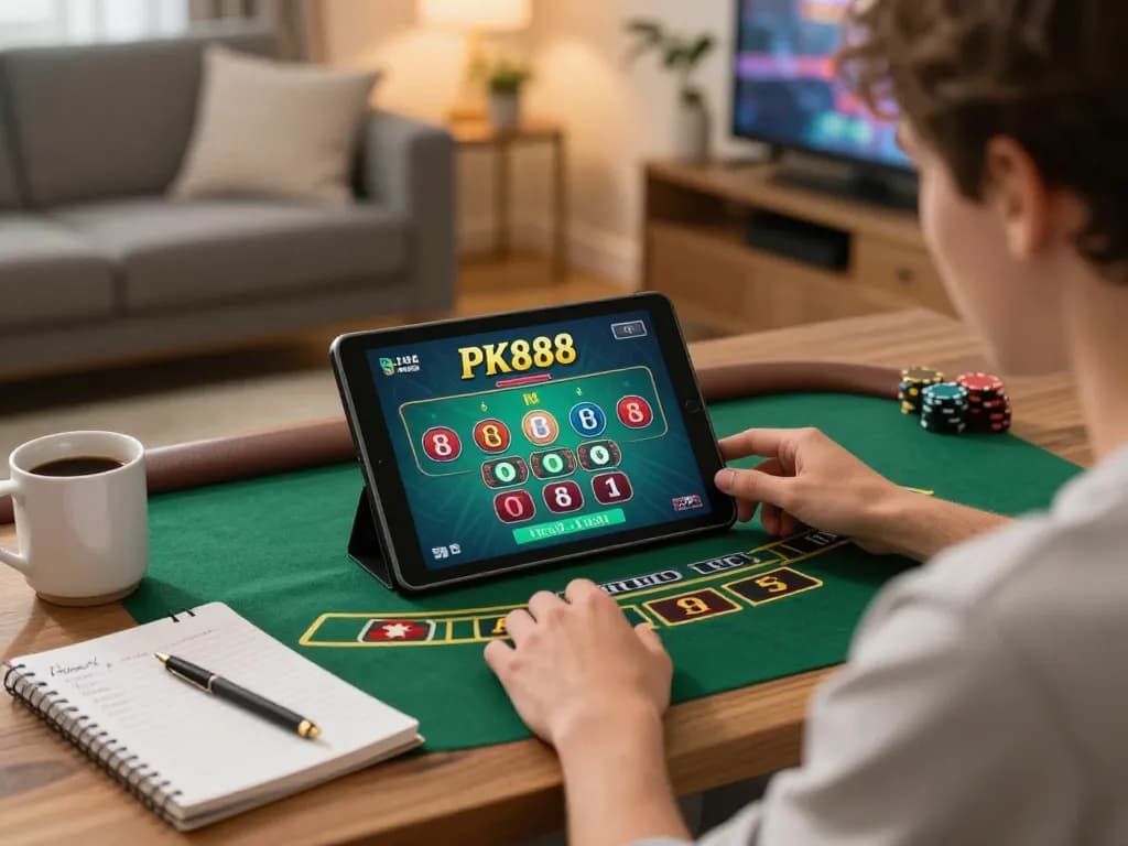 Experience thrilling gameplay with BK888 in a cozy online setting while enjoying baccarat.