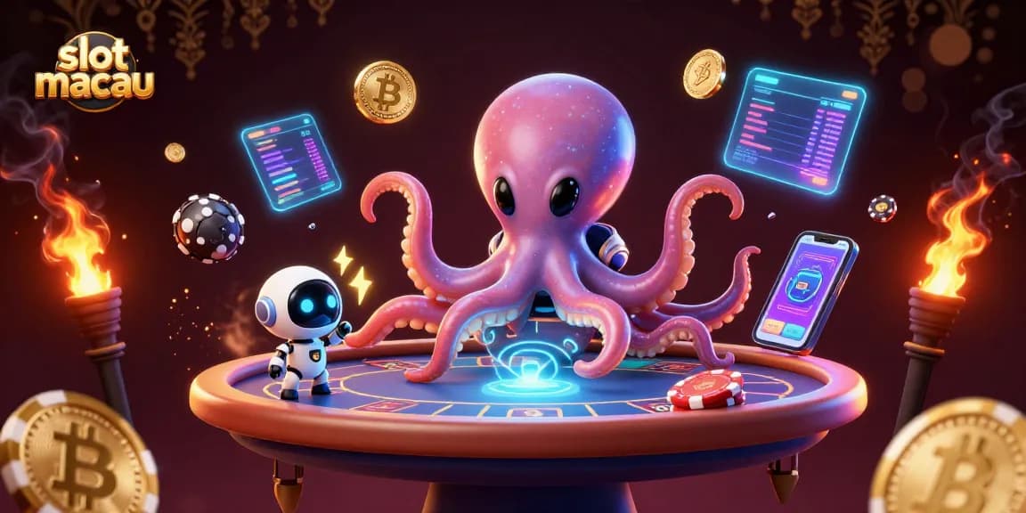 Play engaging casino games with the alien octopus as they spin the slot macau reels and win big!