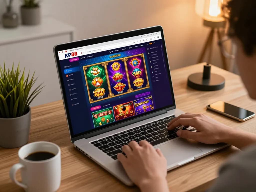 Engaging online gaming experience on KP88 platform, showcasing vibrant game options for players.