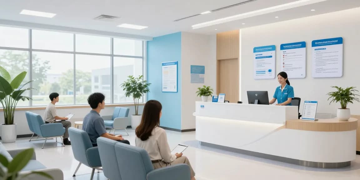 Catastrophic health insurance eligibility and costs explained in a welcoming healthcare clinic.