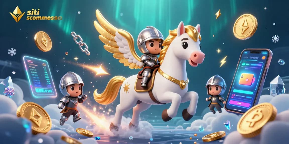 I migliori siti scommesse presentano un'illustrazione 3D di un cavallo celestiale in un'atmosfera magica e coinvolgente.
