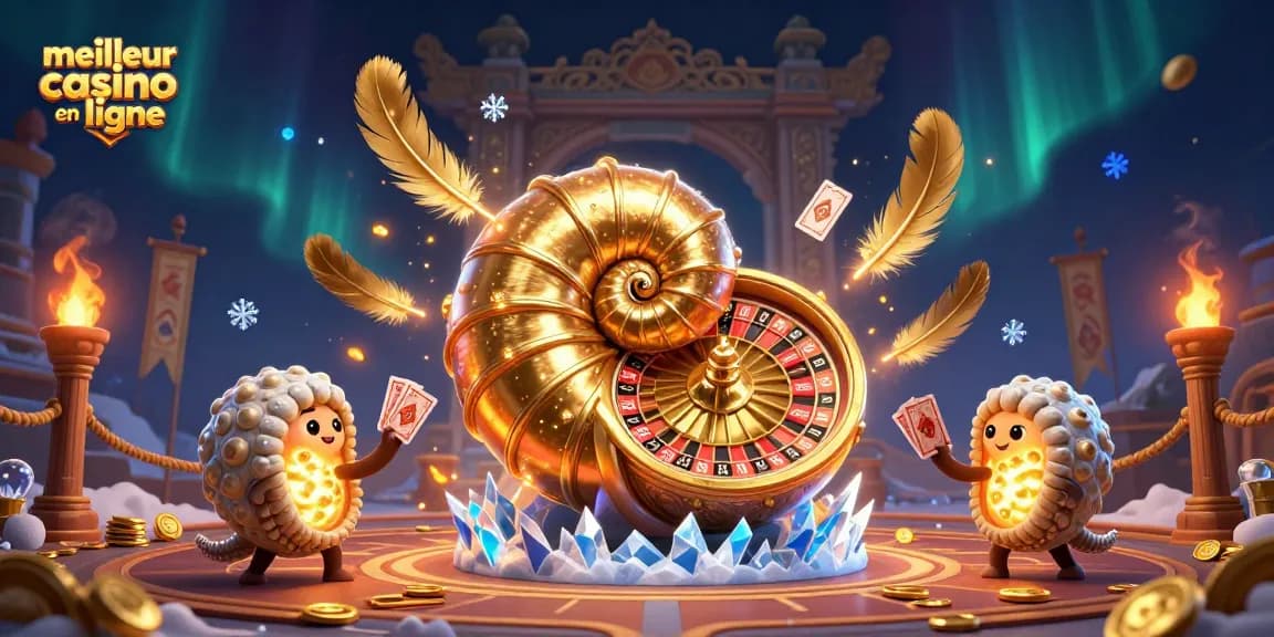 Comprendre le meilleur casino en ligne avec une illustration dynamique du nautile joueur et ses compagnons