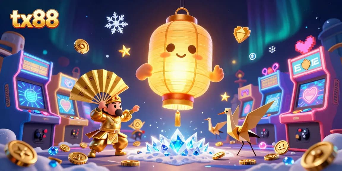 Experience the engaging tx88 casino atmosphere with vibrant gaming elements and enchanting characters.