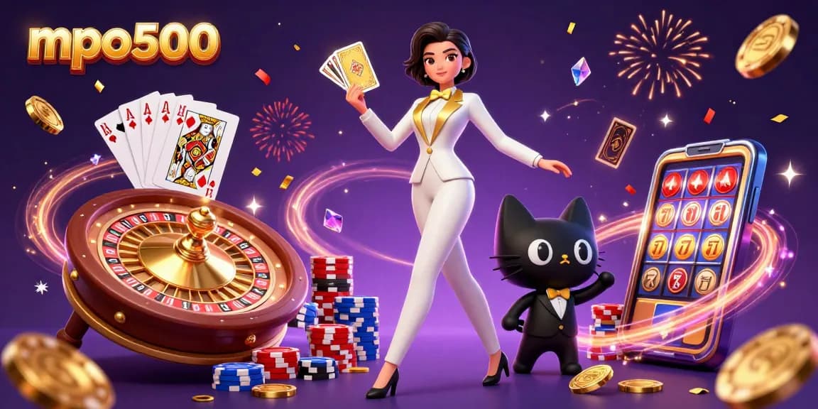 Experience winning thrills with mpo500 gaming, featuring glamorous characters and dynamic casino action.